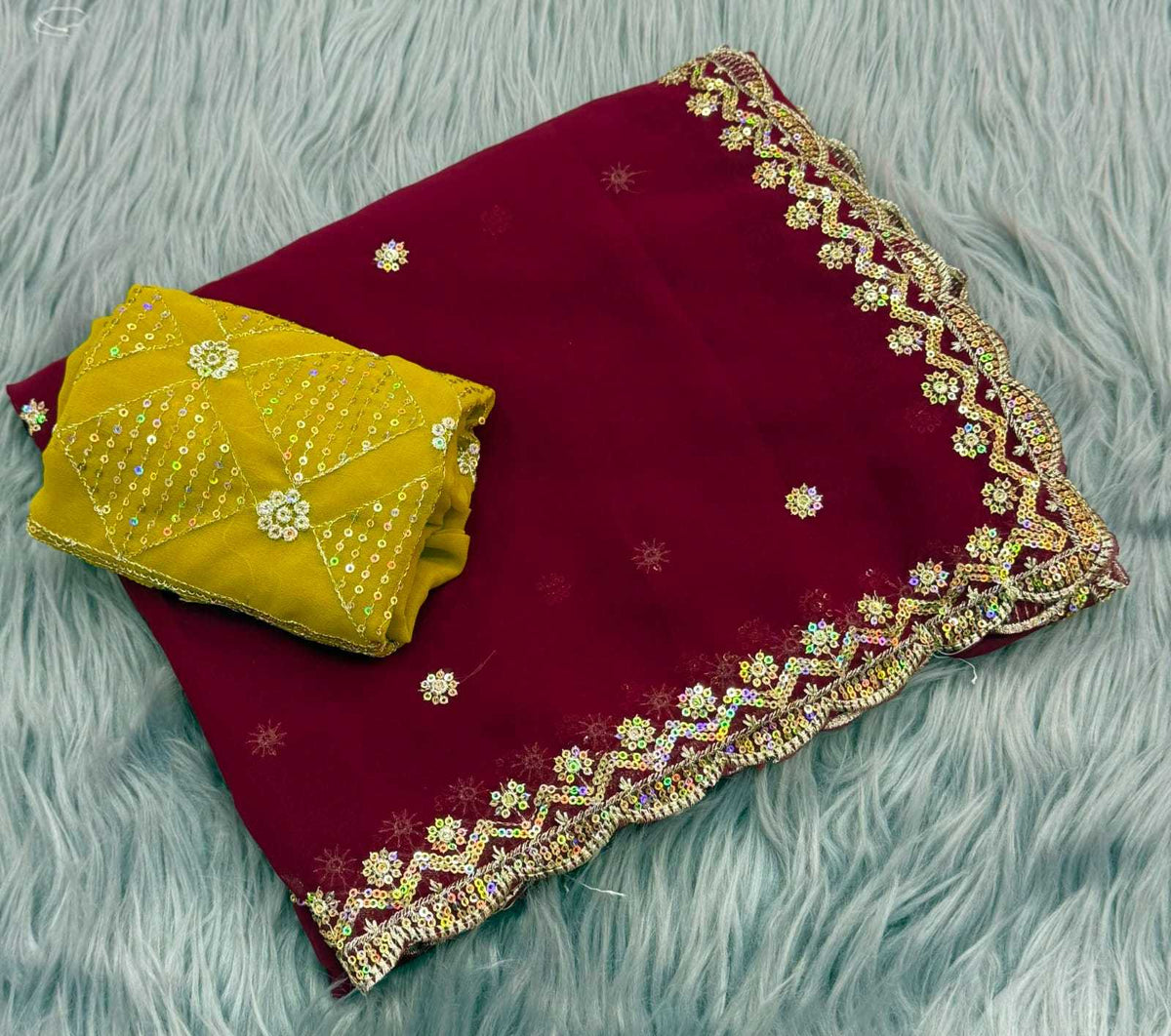 Georgette Party Wear Saree