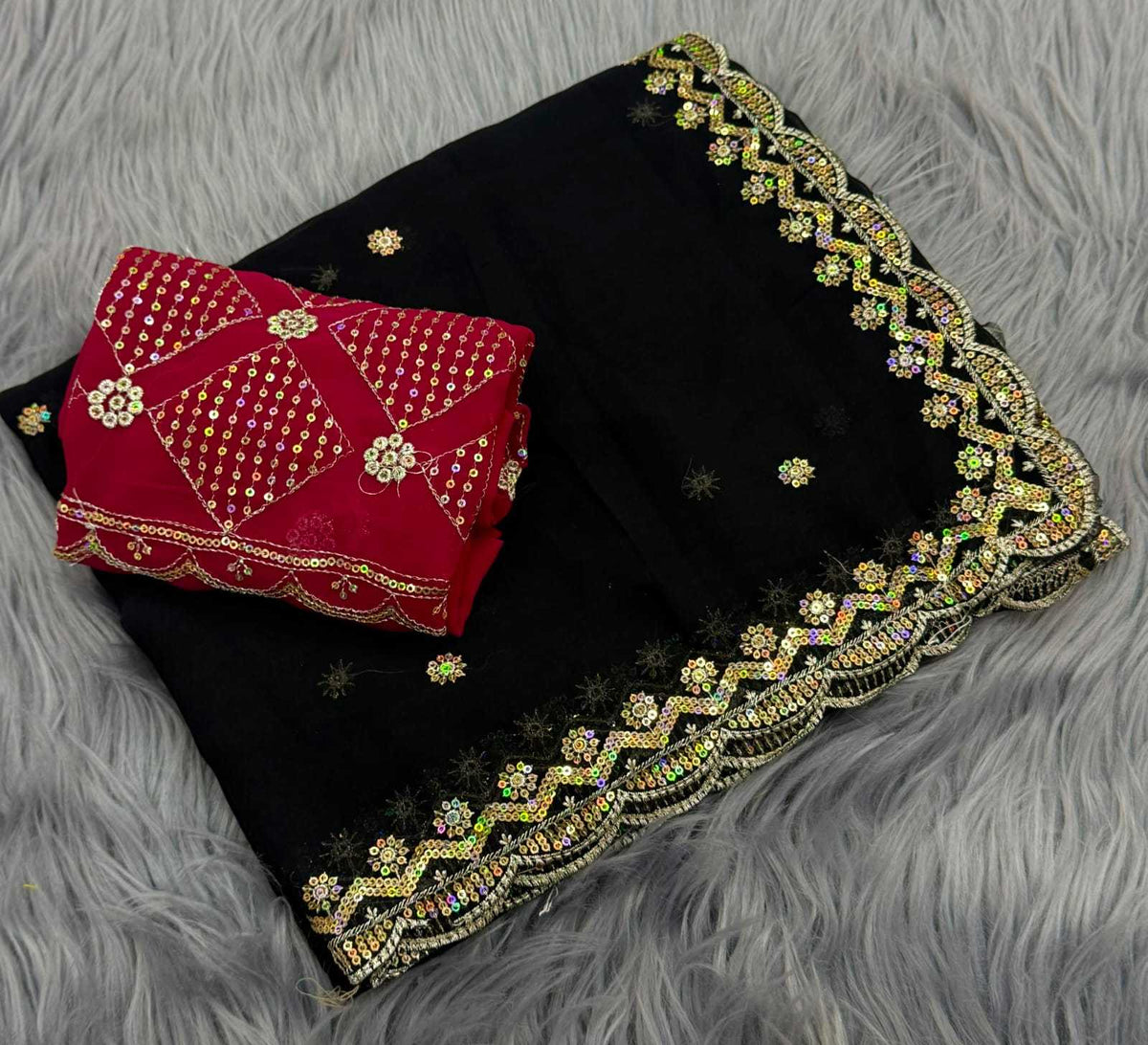 Georgette Party Wear Saree