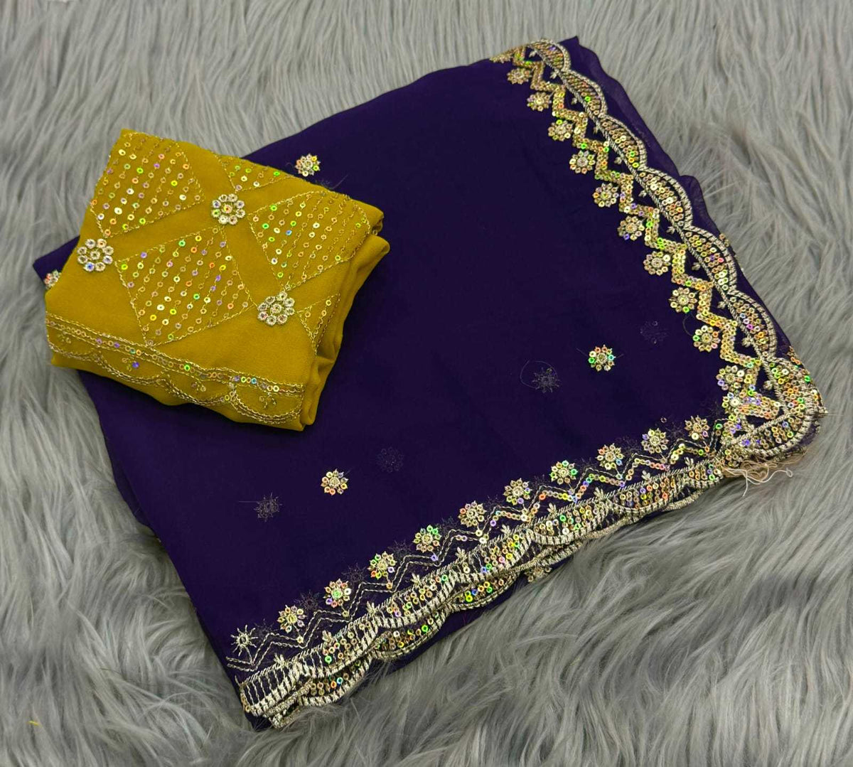 Georgette Party Wear Saree