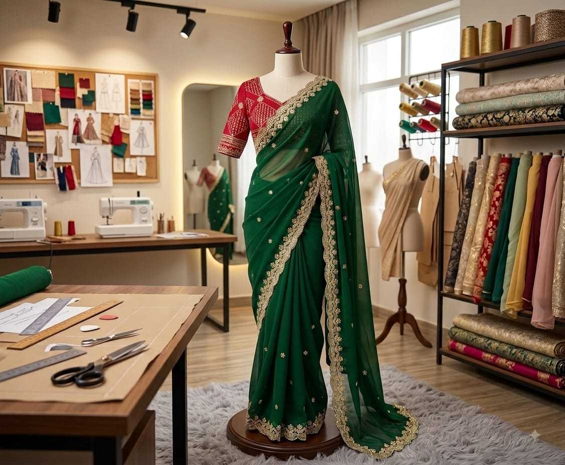 Georgette Party Wear Saree
