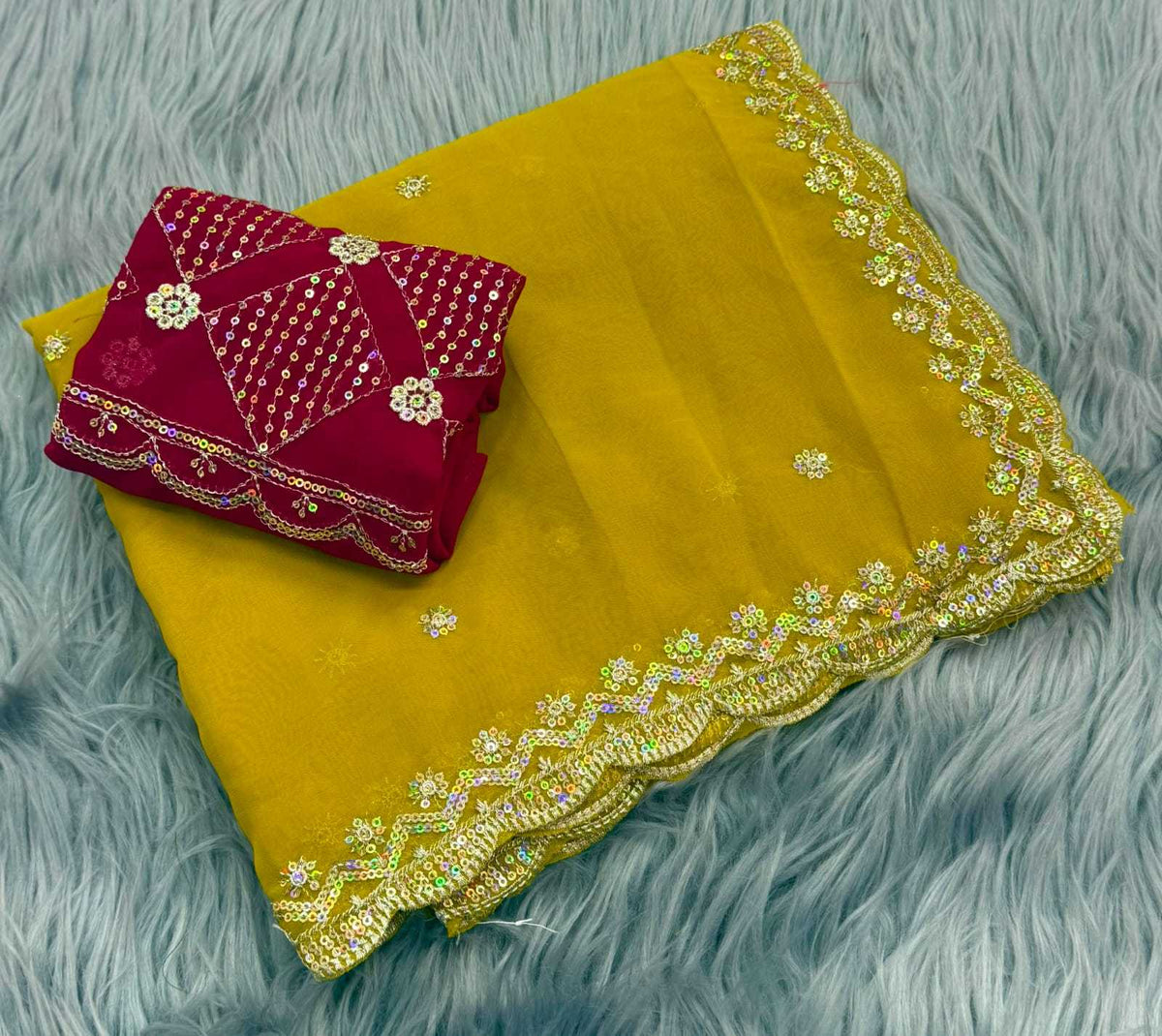 Georgette Party Wear Saree