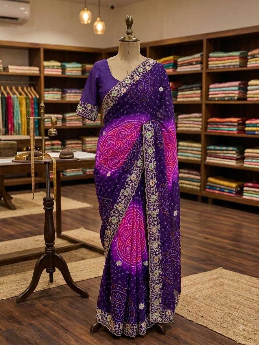 Georgette Printed Saree