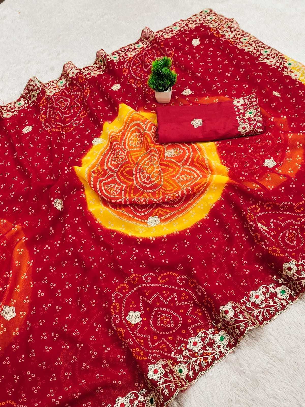 Georgette Printed Saree