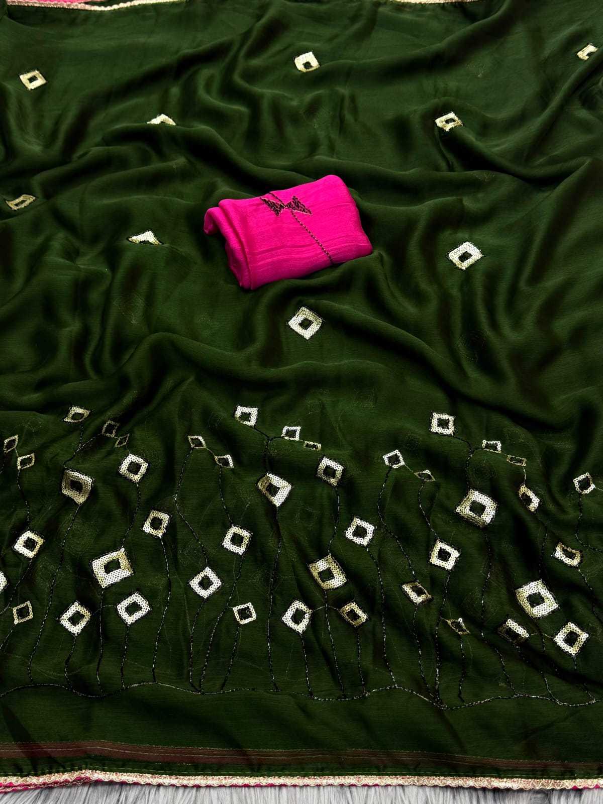 Chiffon Designer Saree
