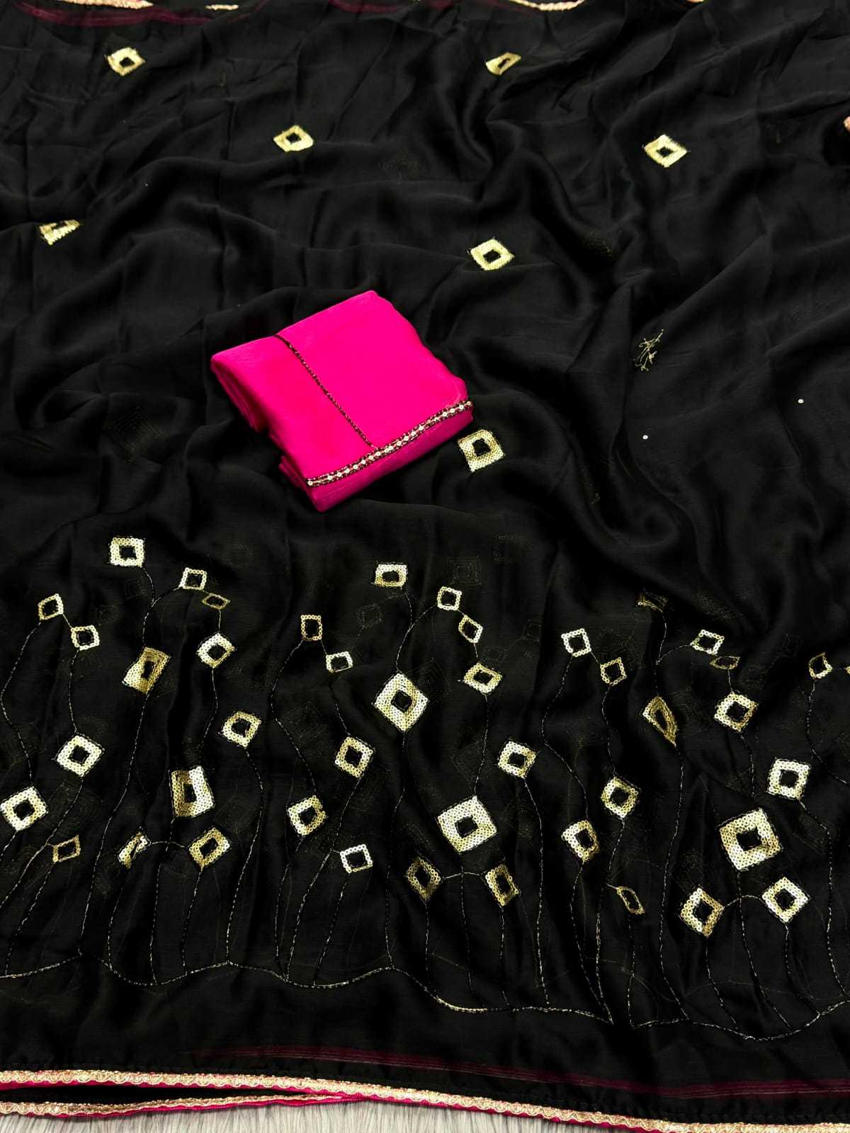 Chiffon Designer Saree