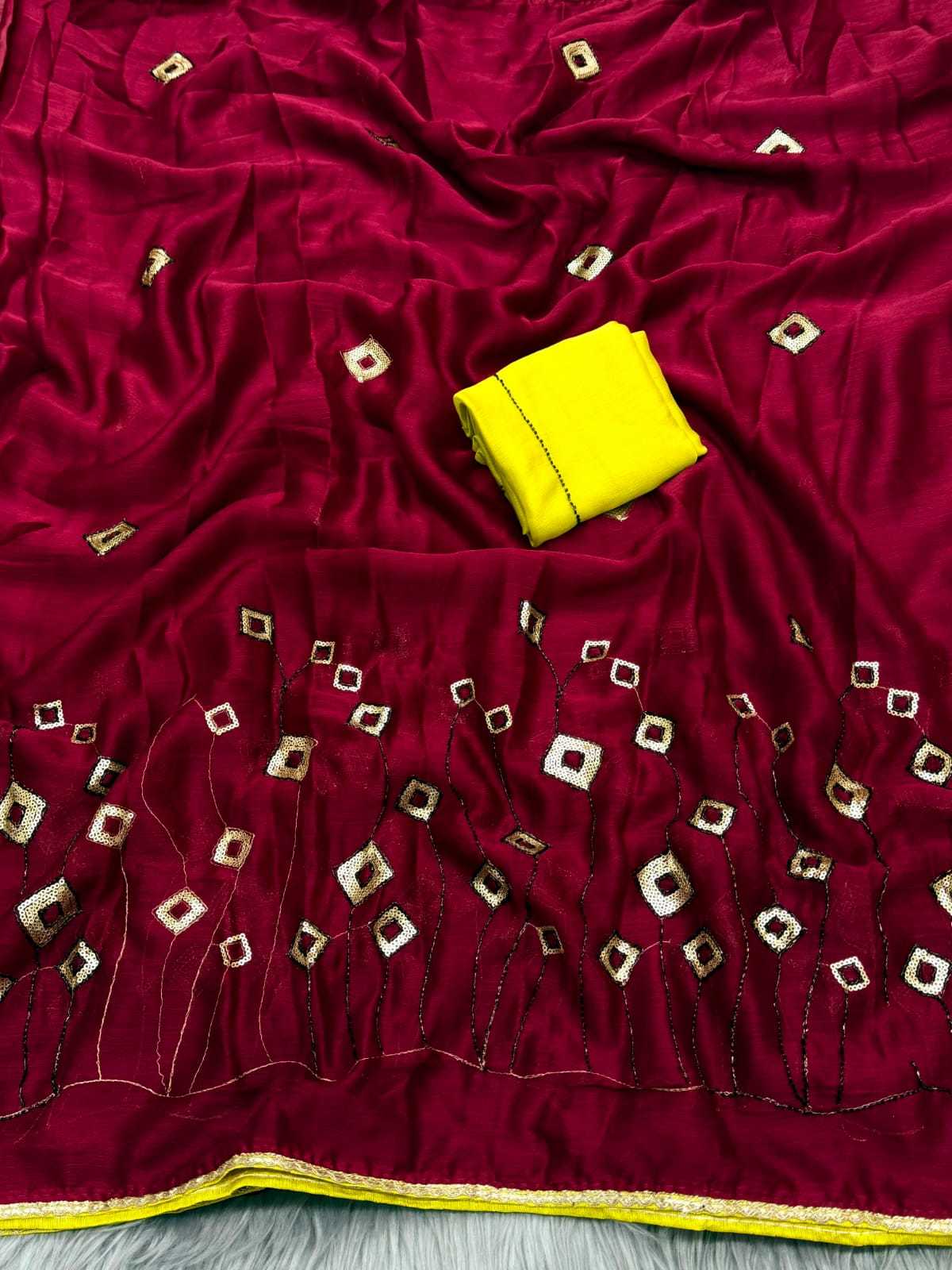 Chiffon Designer Saree
