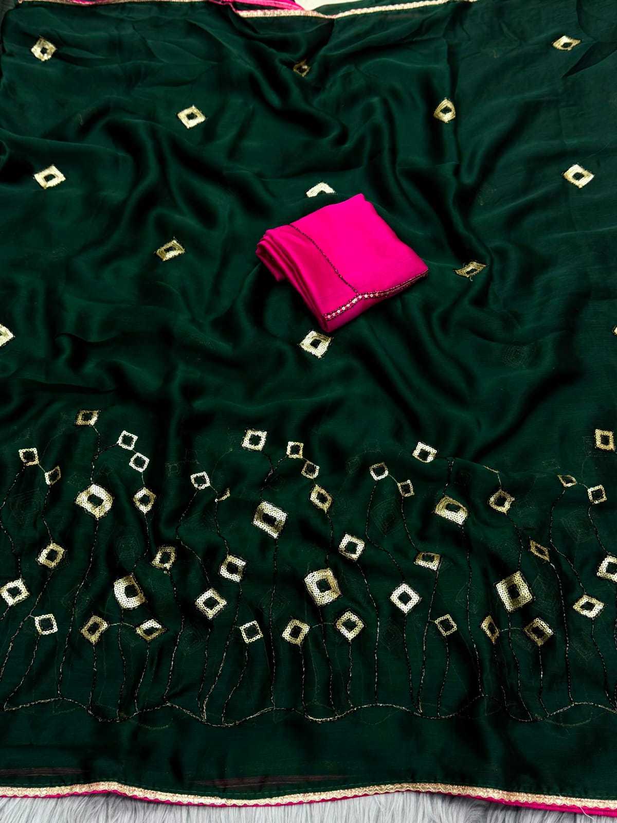 Chiffon Designer Saree