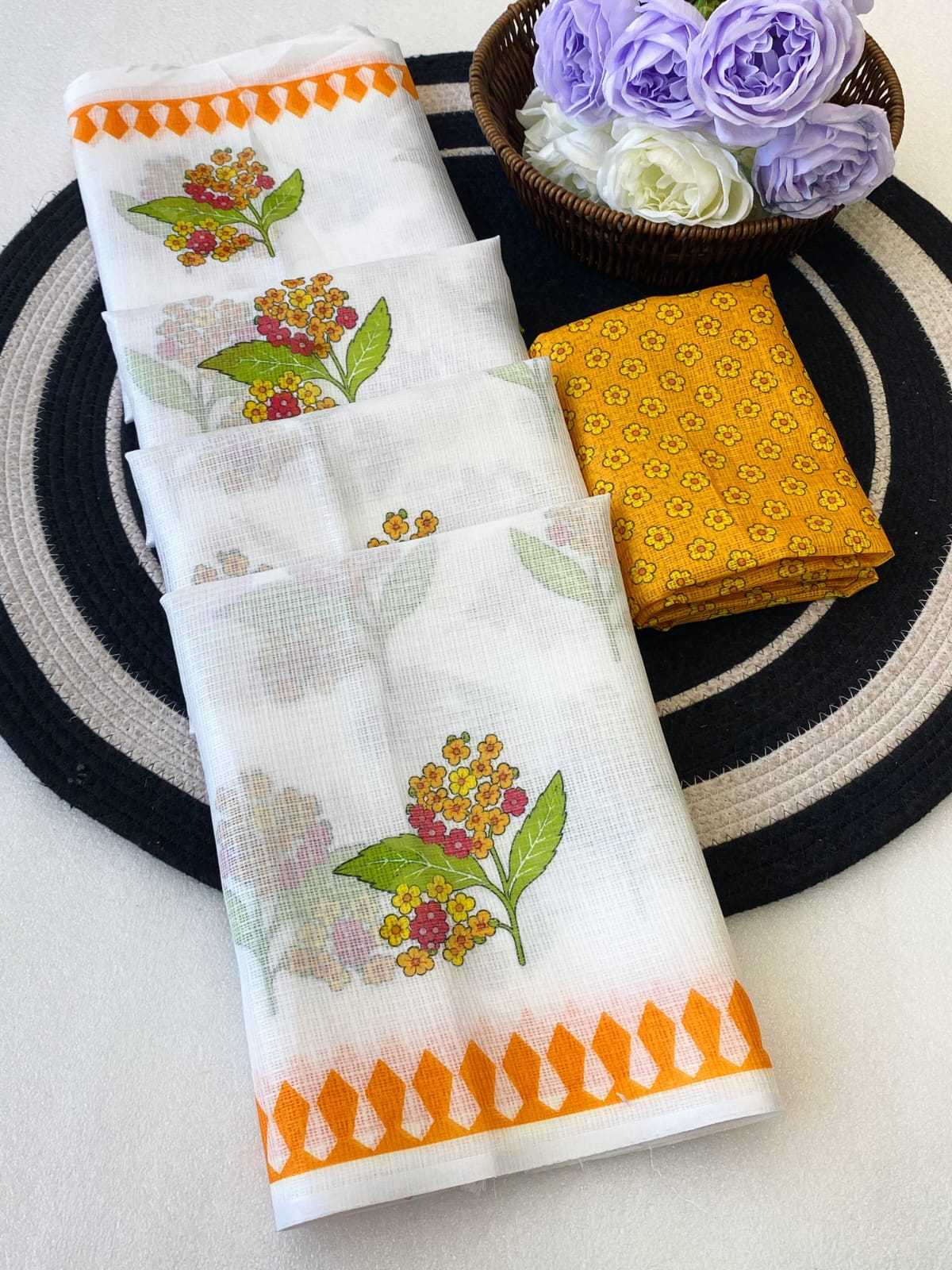 Soft Kota Designer Saree in Light Green