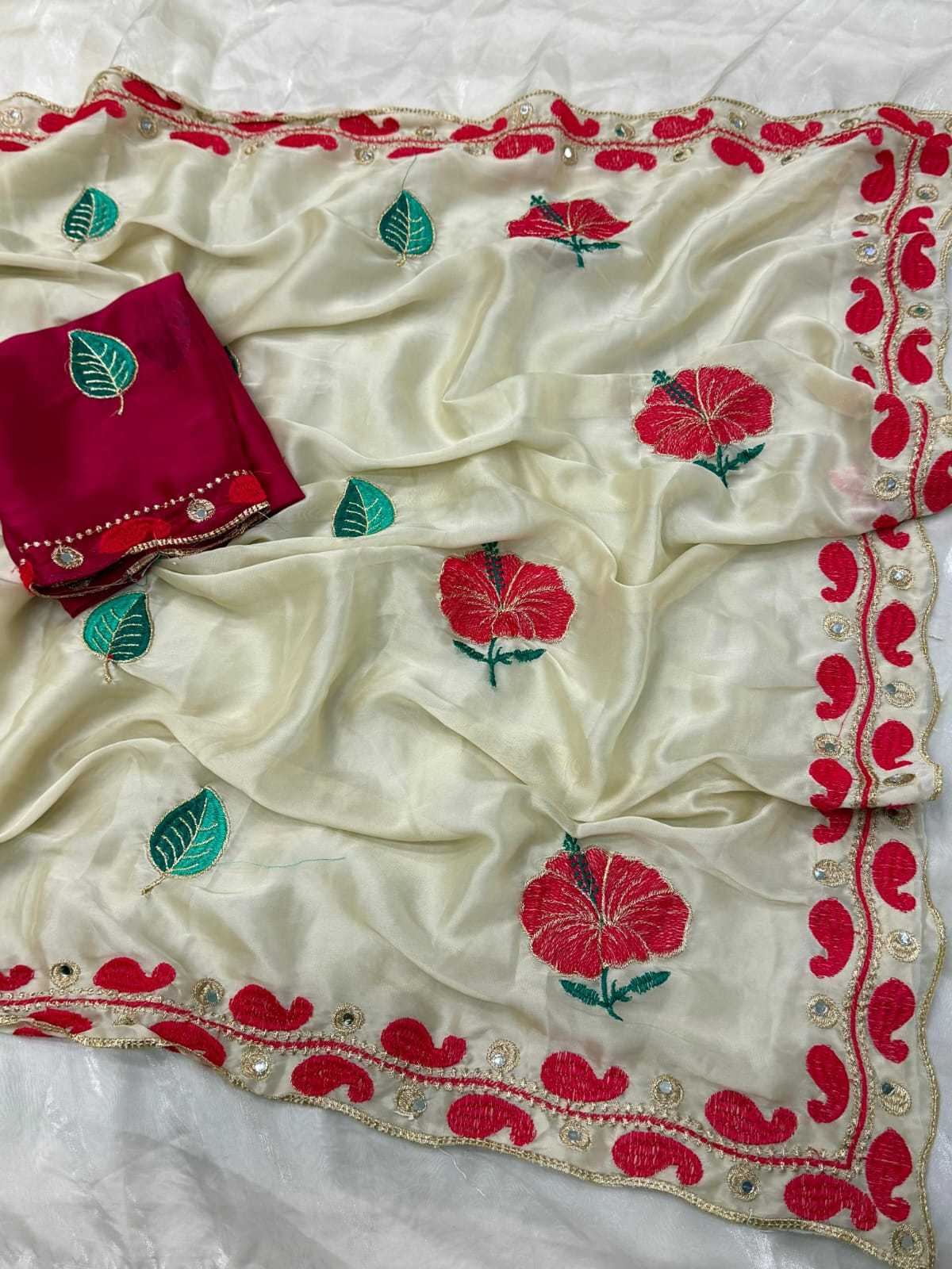 Rangoli Silk Hand Work Saree