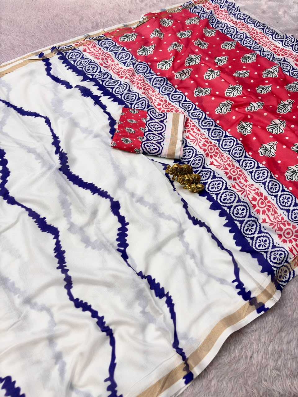 Soft Cotton Leheriya Saree