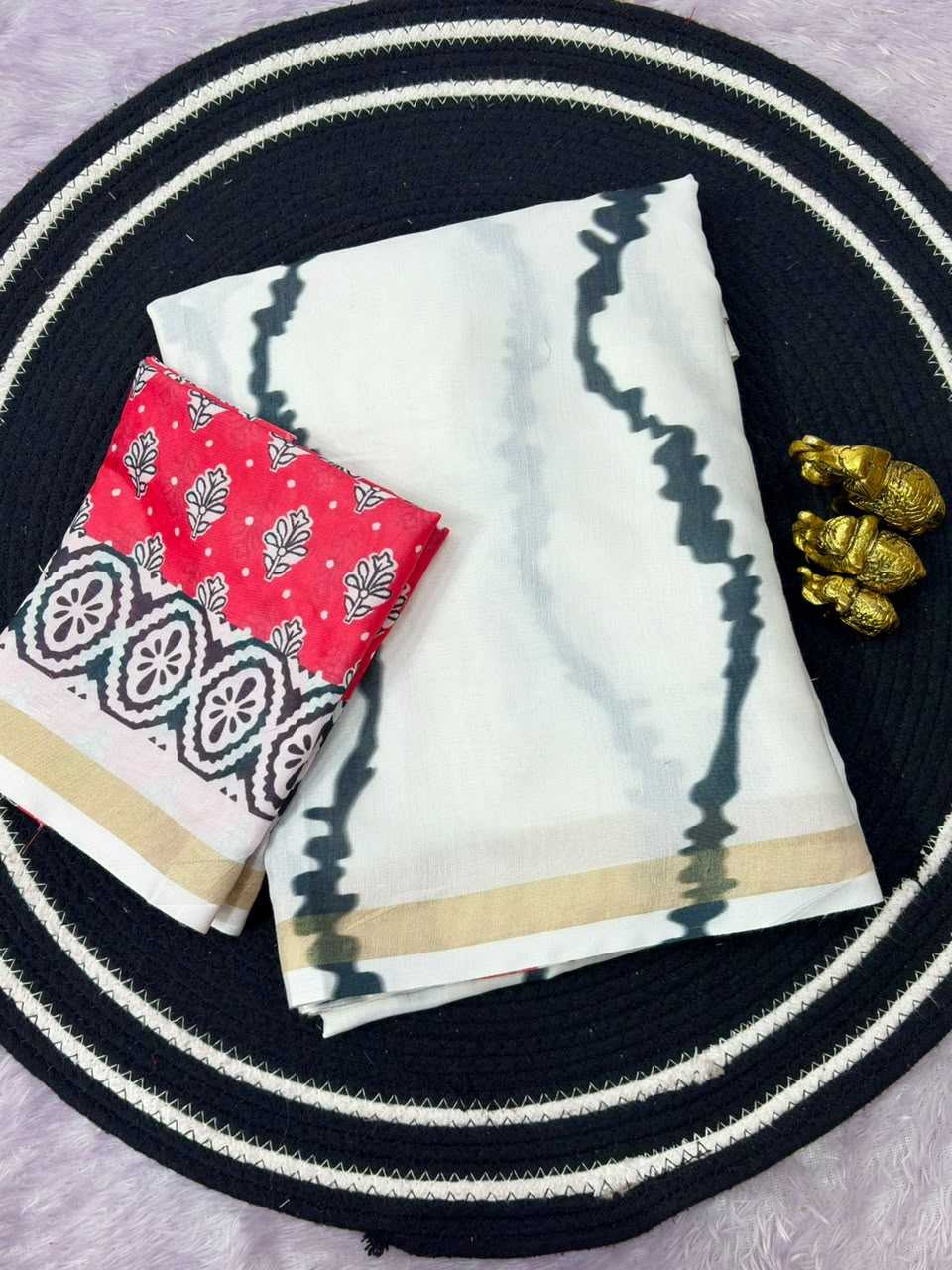 Soft Cotton Leheriya Saree