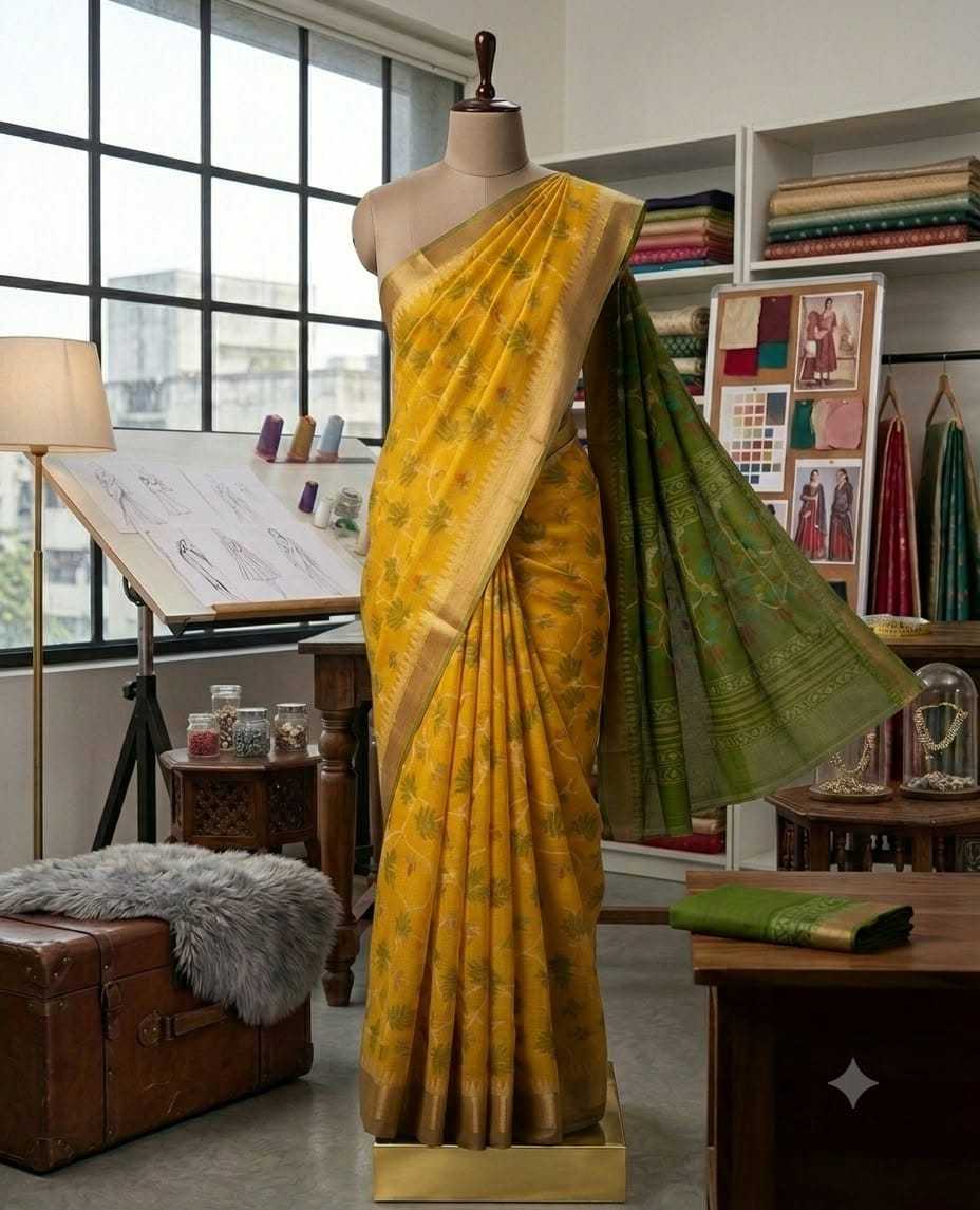 Pure Cotton Designer Saree