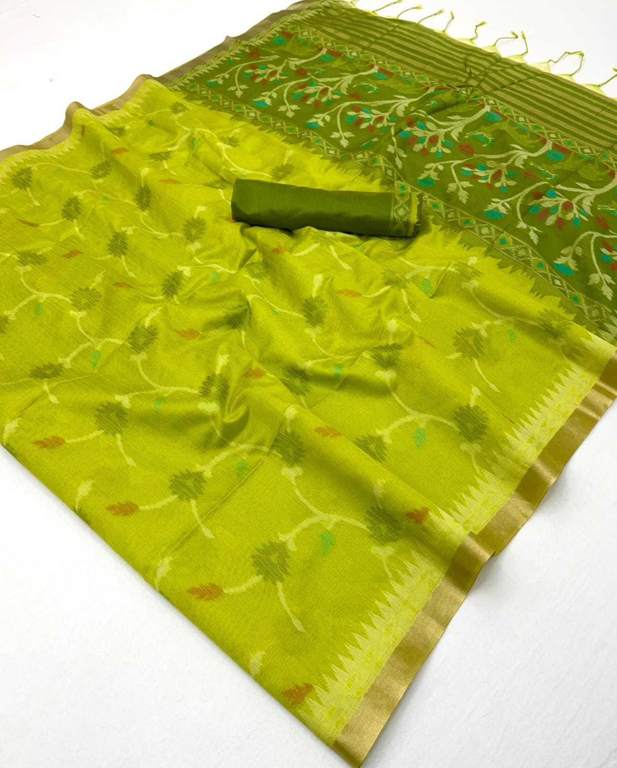 Pure Cotton Designer Saree
