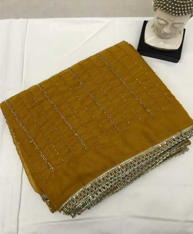 Georgette Designer Saree in Purple