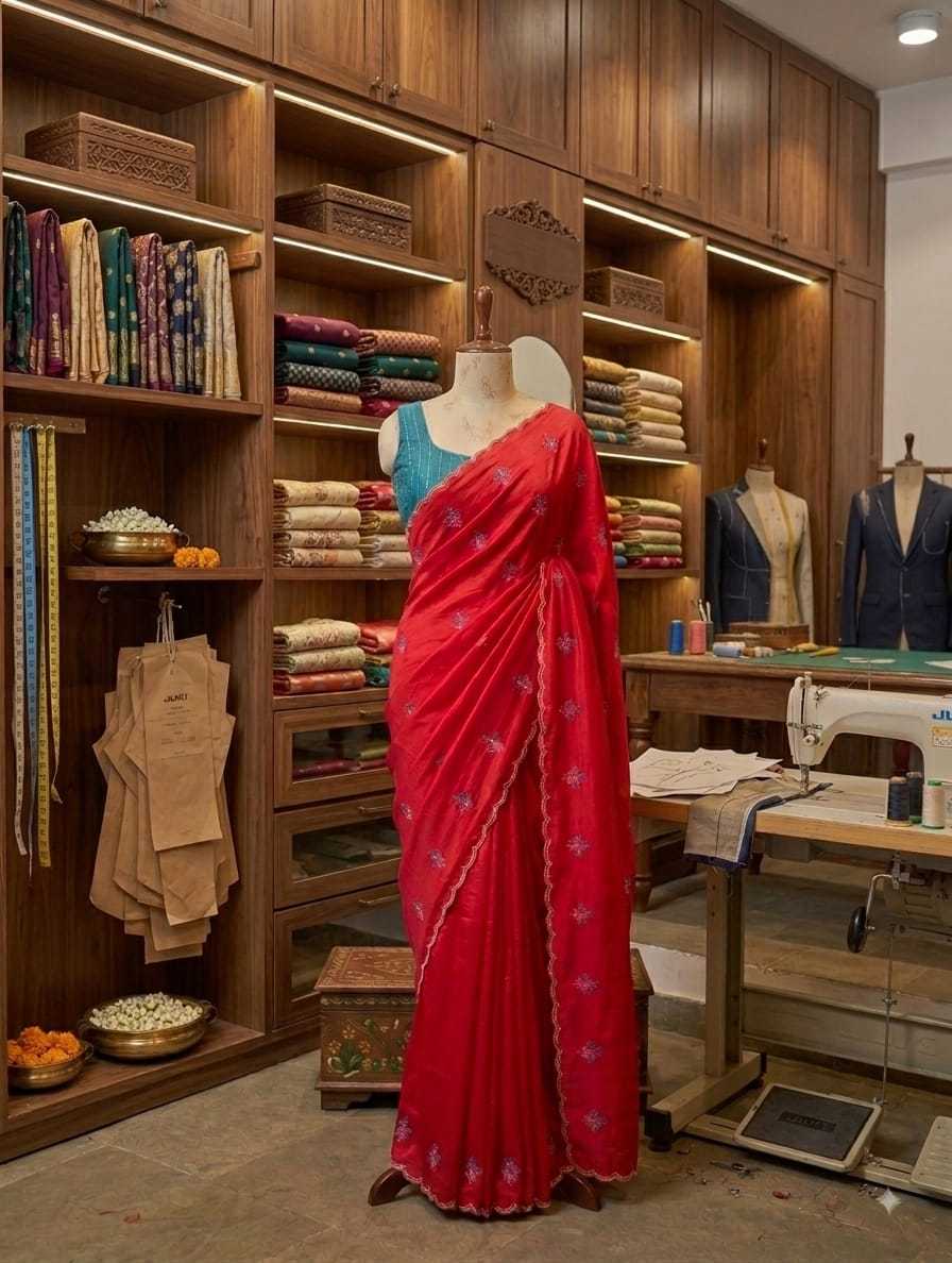 Vichitra Silk Traditional Saree