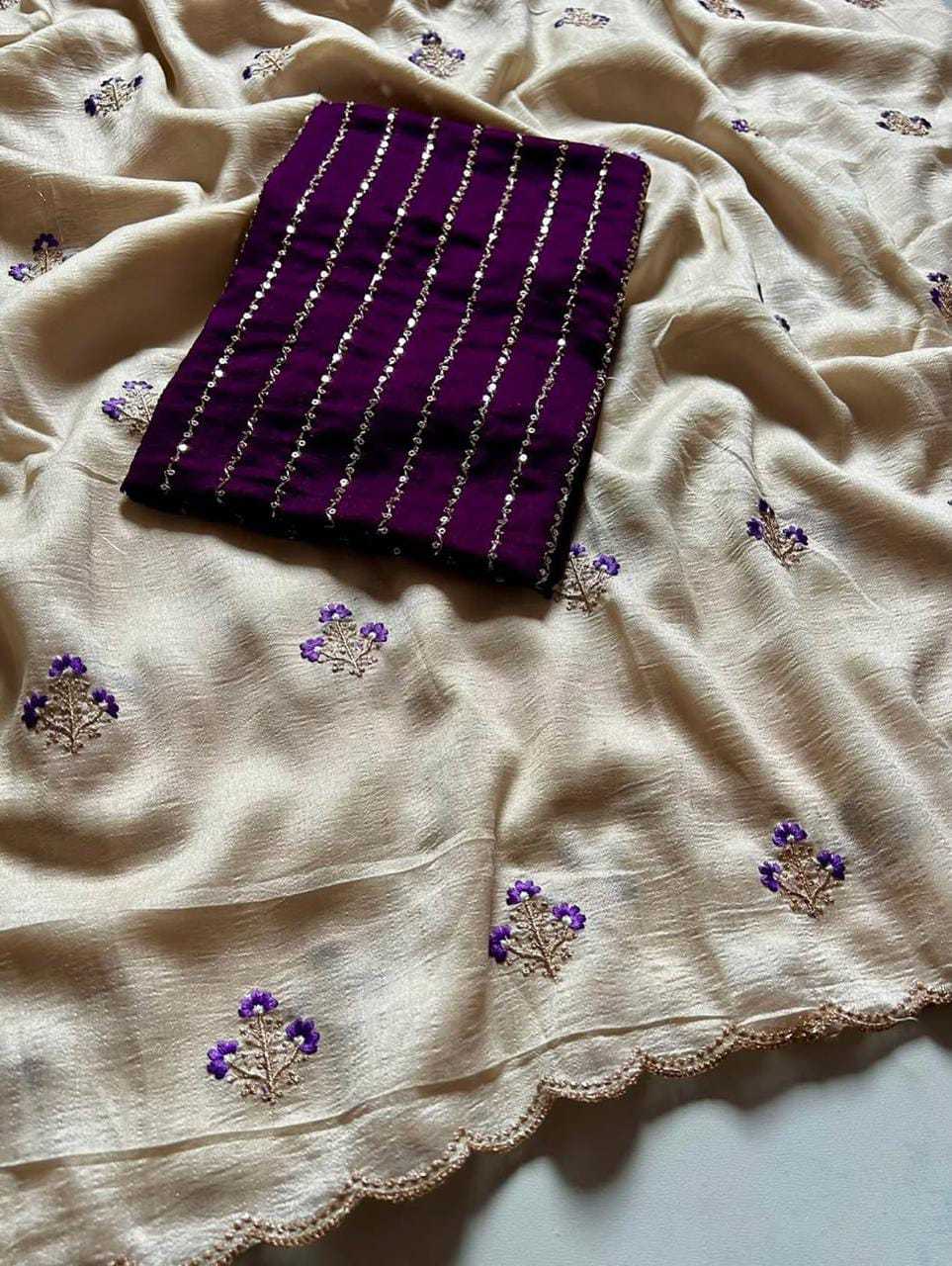 Vichitra Silk Traditional Saree