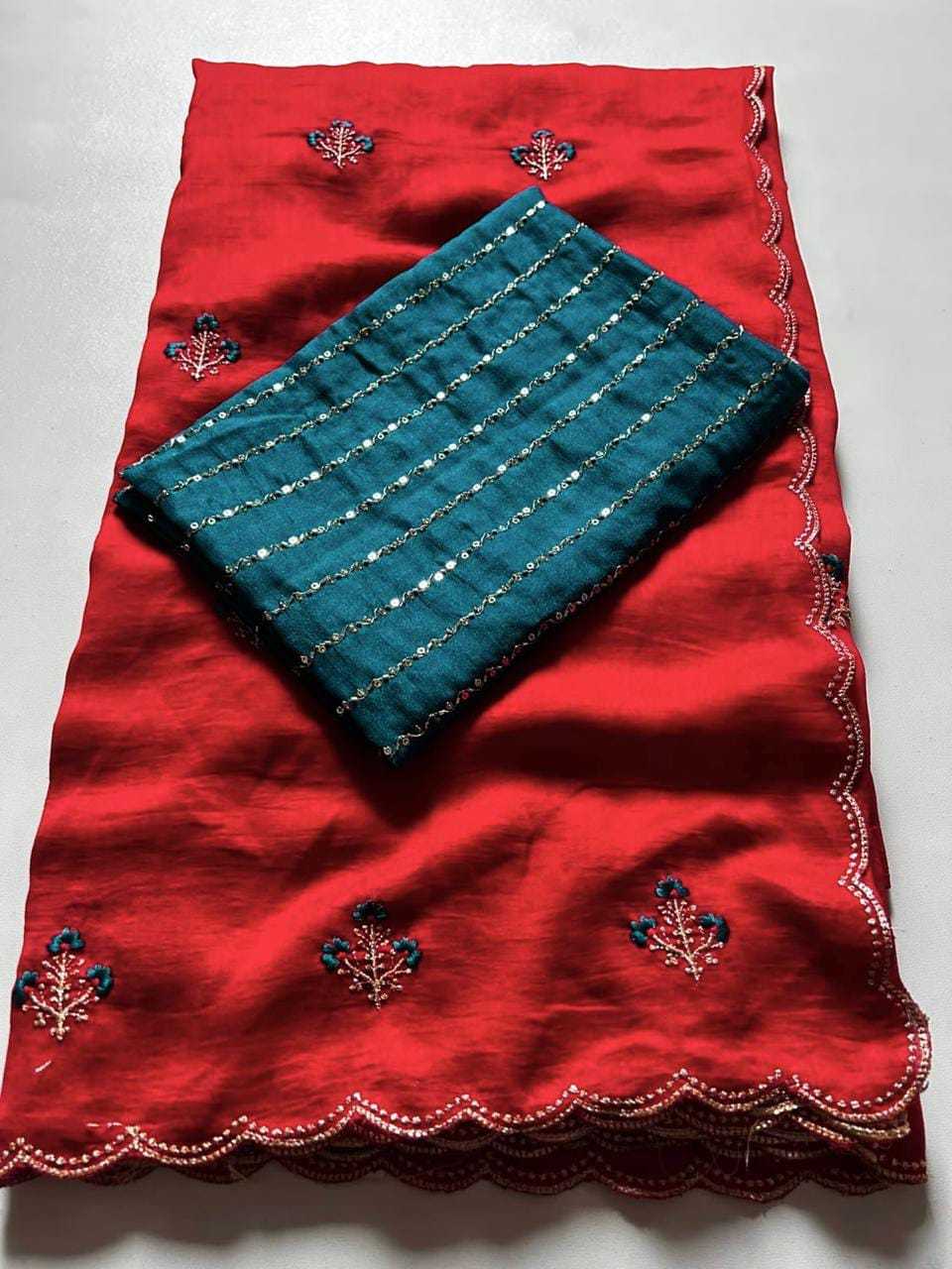Vichitra Silk Traditional Saree