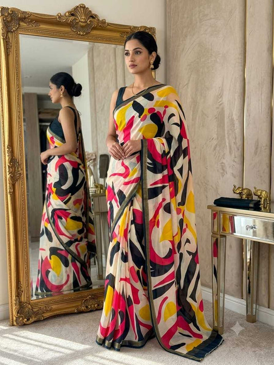 Cotton Fancy Saree