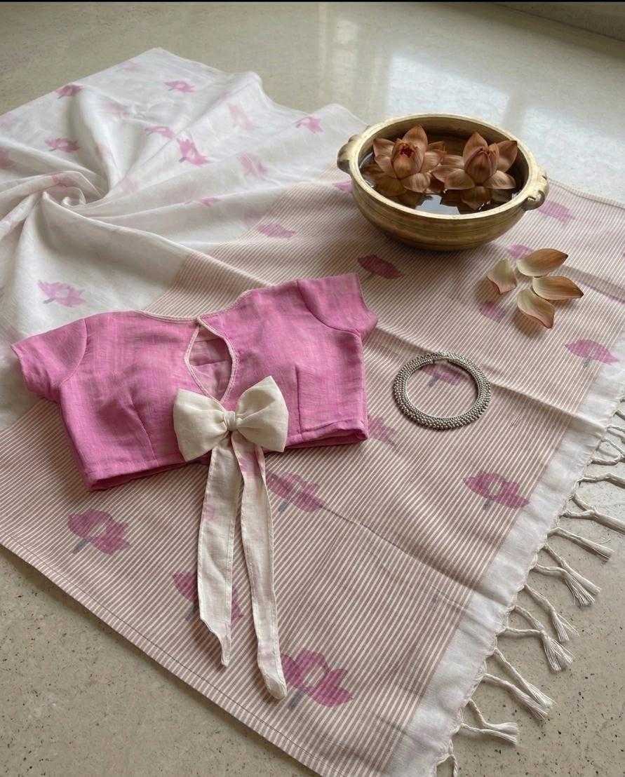 Linen Printed Saree