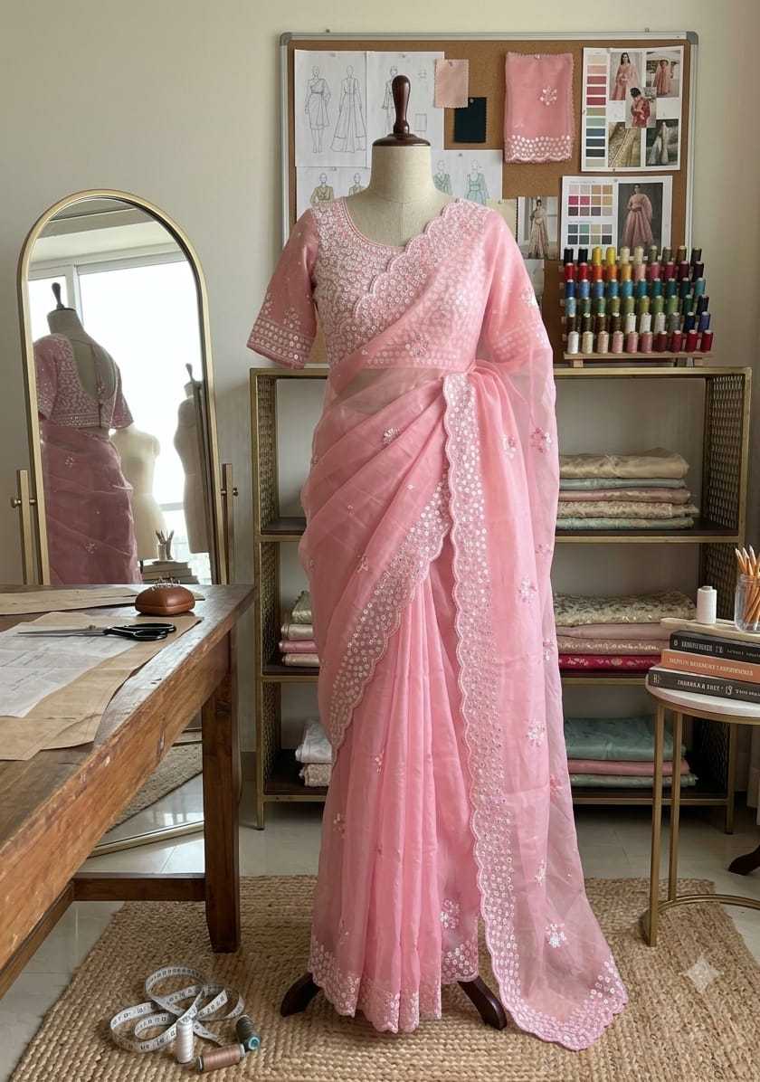 Organza Saree