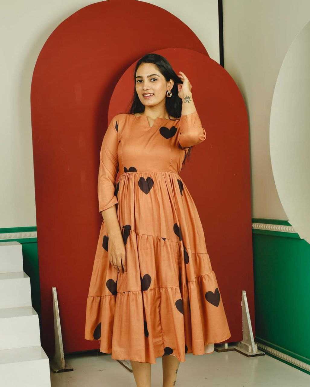 Cotton Printed Gown