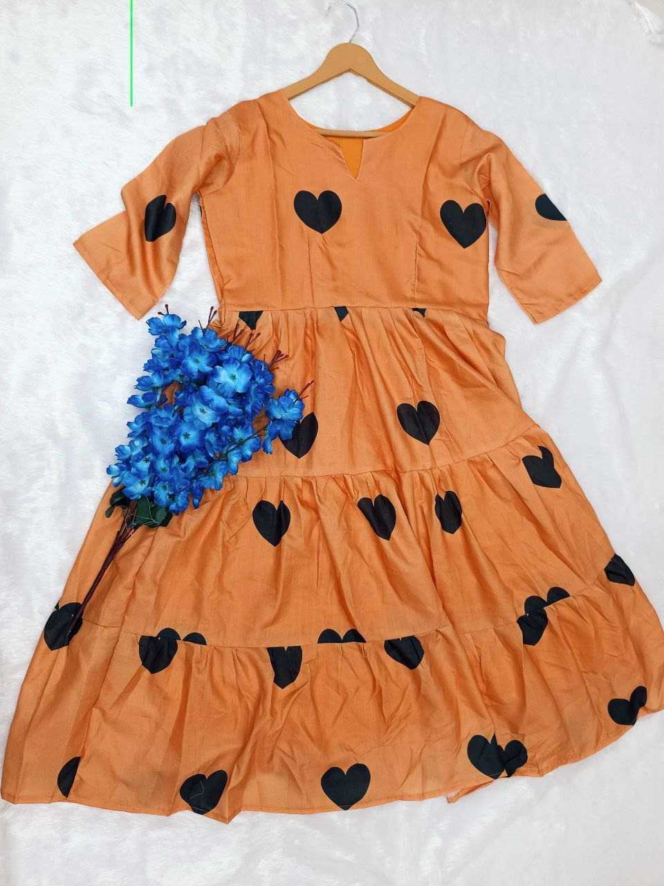 Cotton Printed Gown