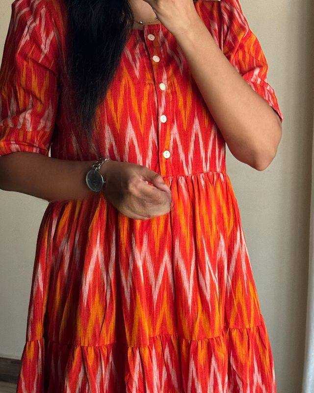 Heavy Muslin Printed Gown