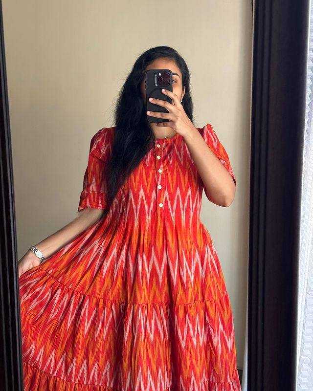 Heavy Muslin Printed Gown