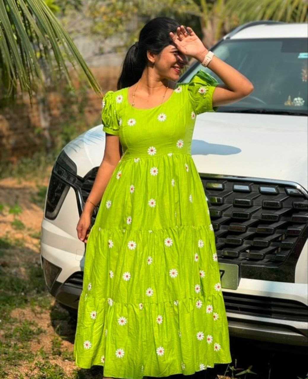 Muslin Printed Gown