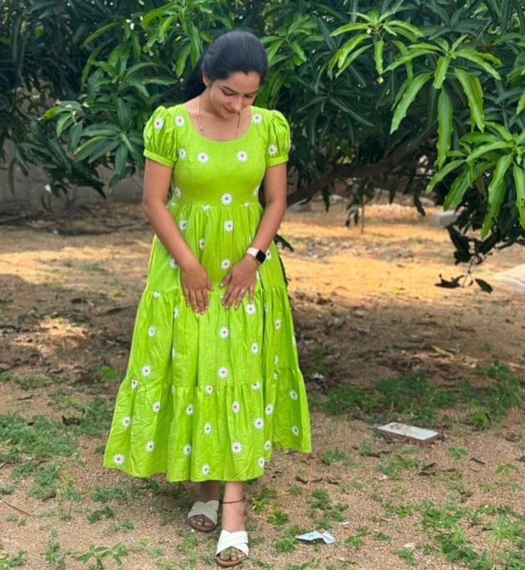 Muslin Printed Gown