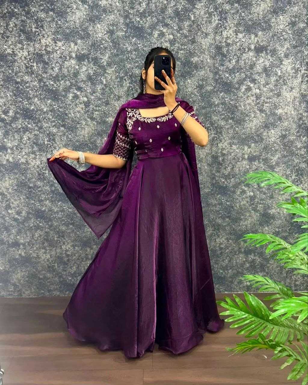 Embroidery Gown