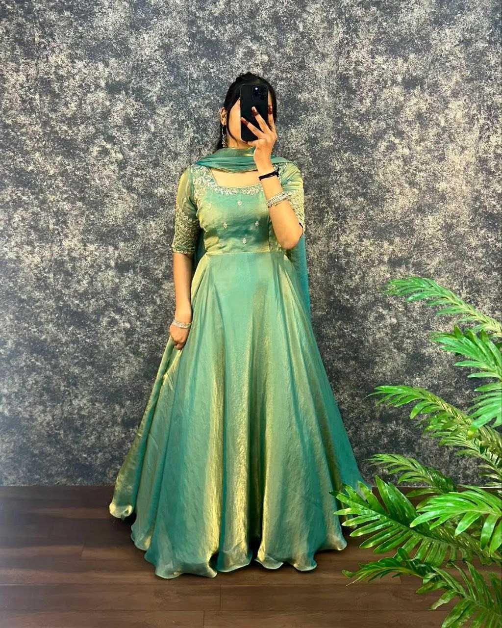 Embroidery Gown
