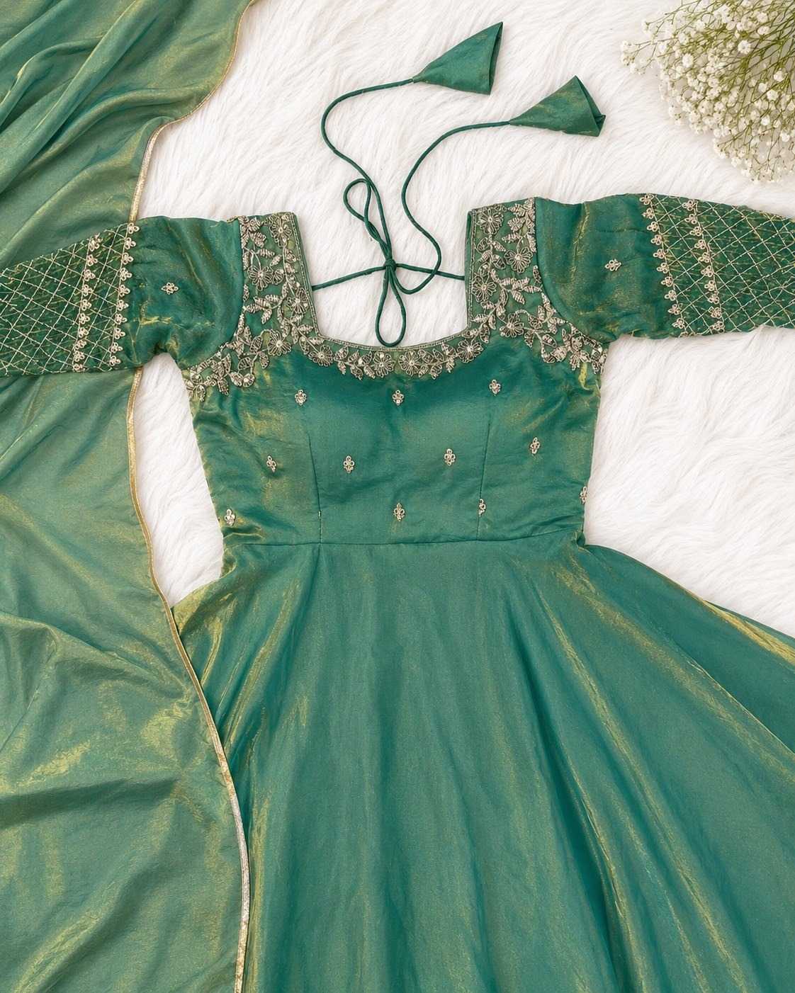 Embroidery Gown