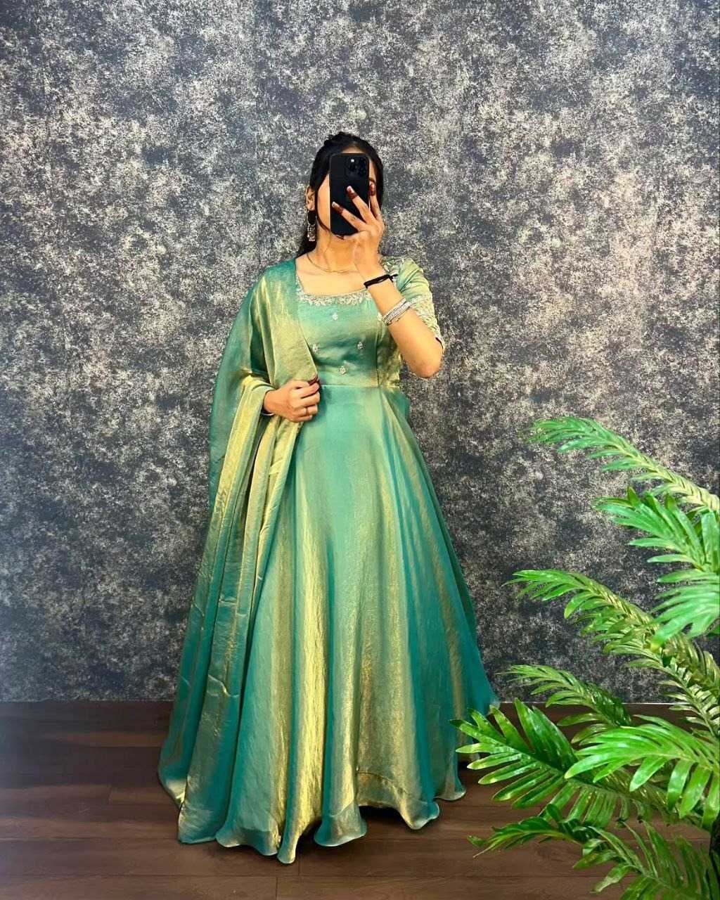 Embroidery Gown