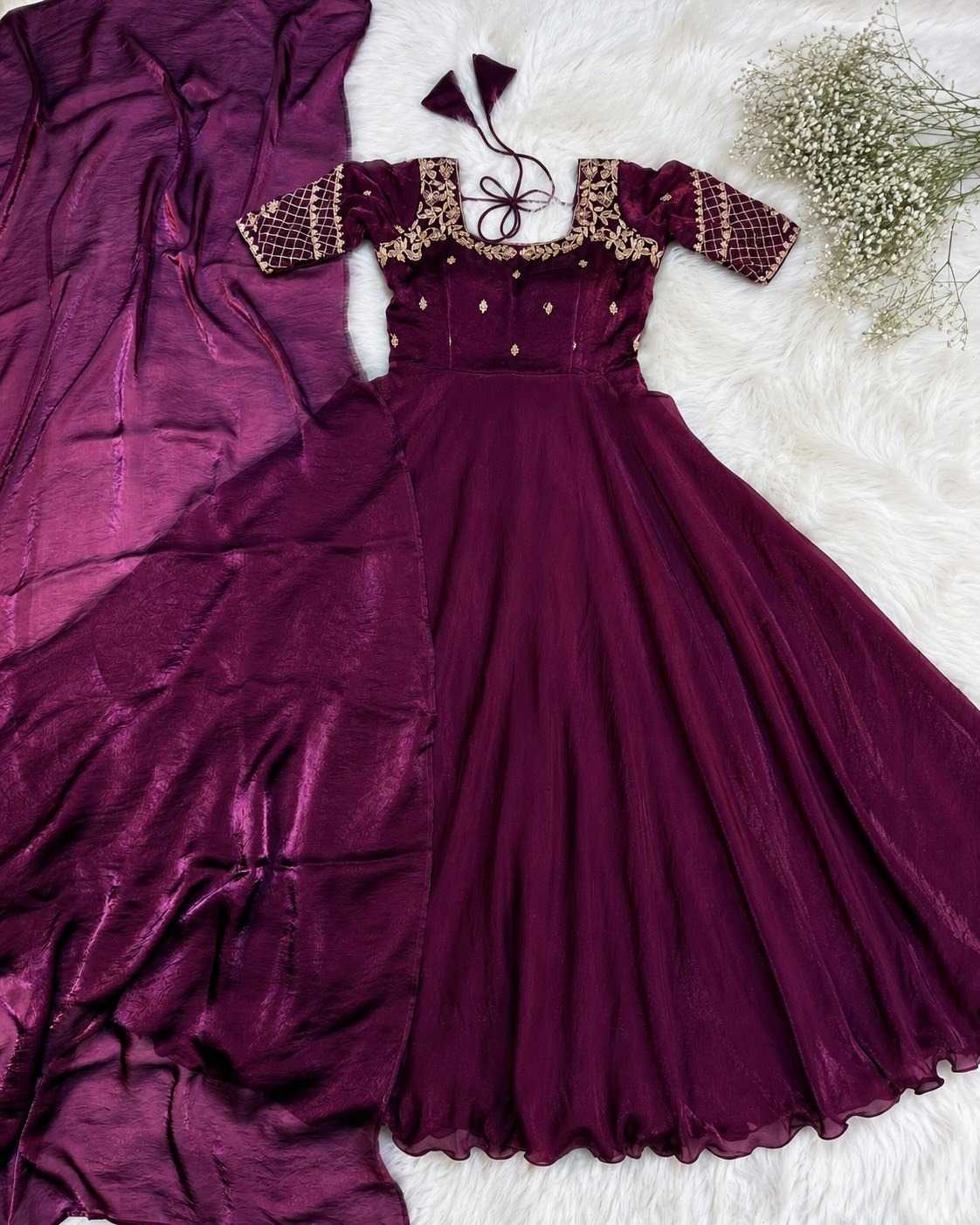 Embroidery Gown