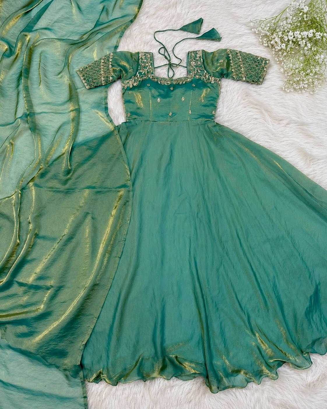 Embroidery Gown