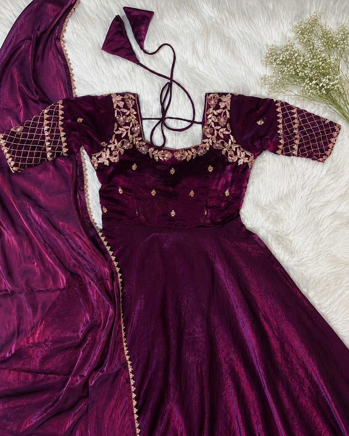 Embroidery Gown