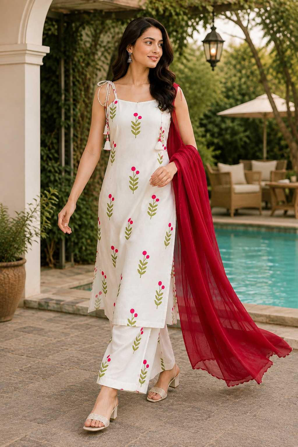 Georgette Printed Kurti 1092