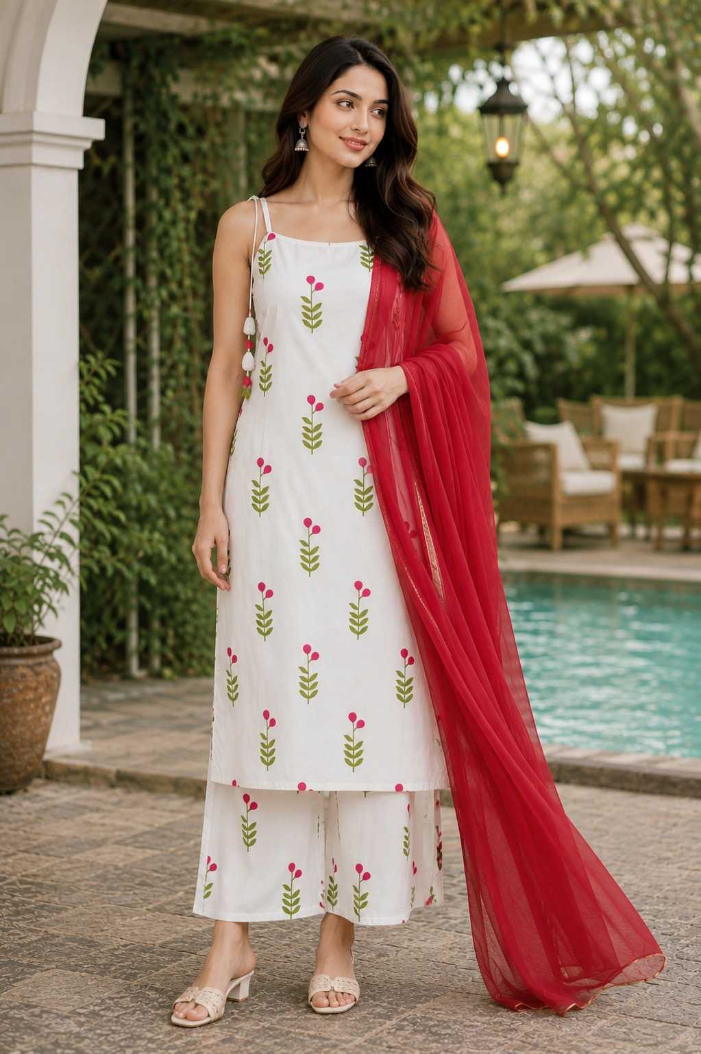Georgette Printed Kurti 1092