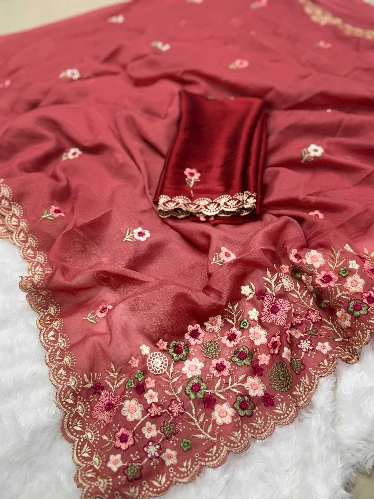 Aadhini Georgette Designer Saree