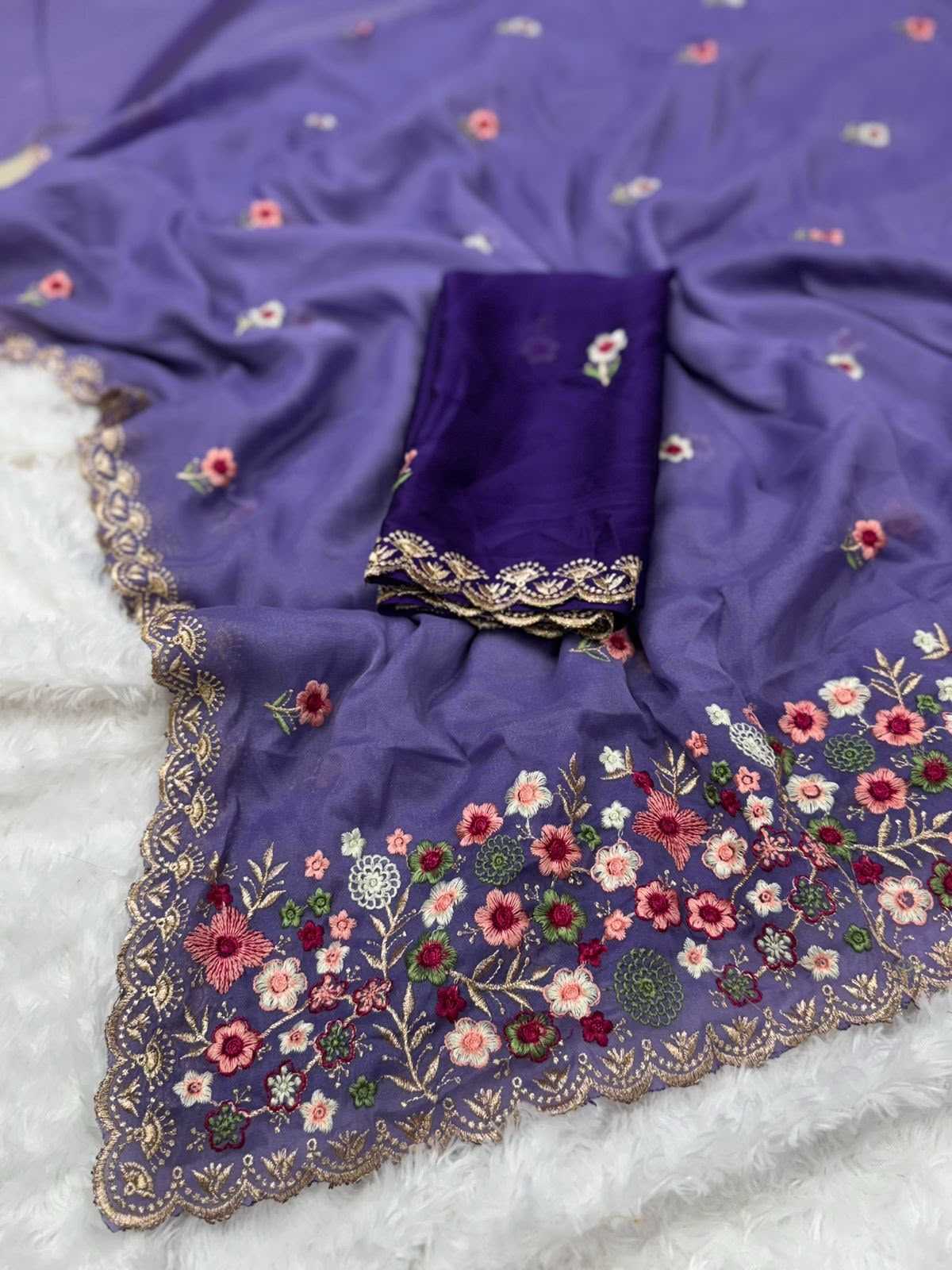 Aadhini Georgette Designer Saree