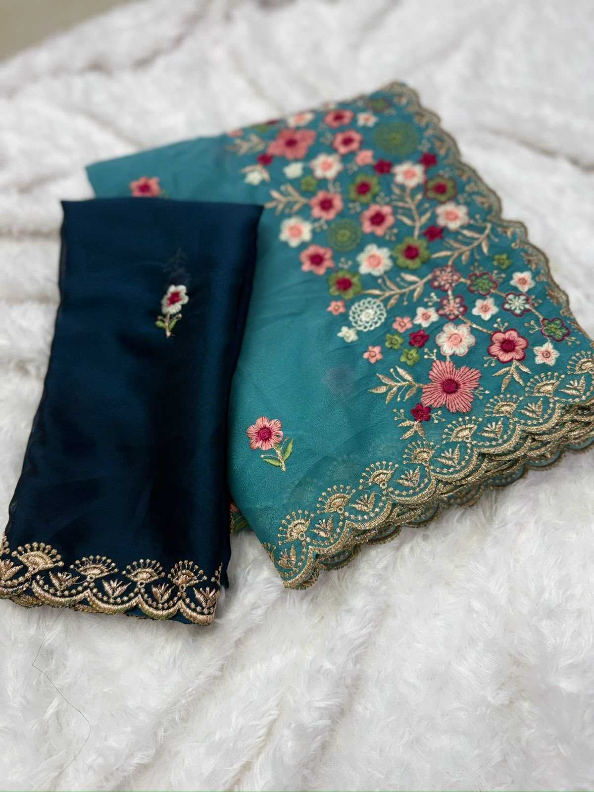 Aadhini Georgette Designer Saree