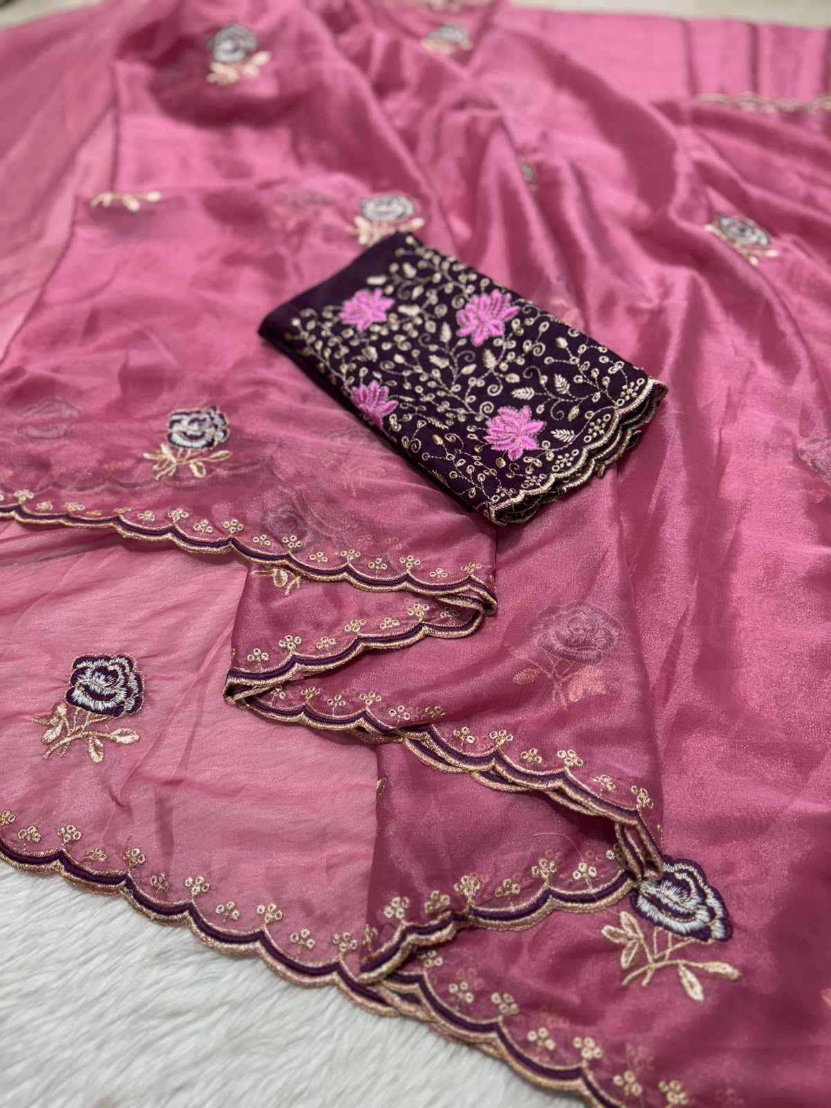Aagamya Georgette Party Wear Saree