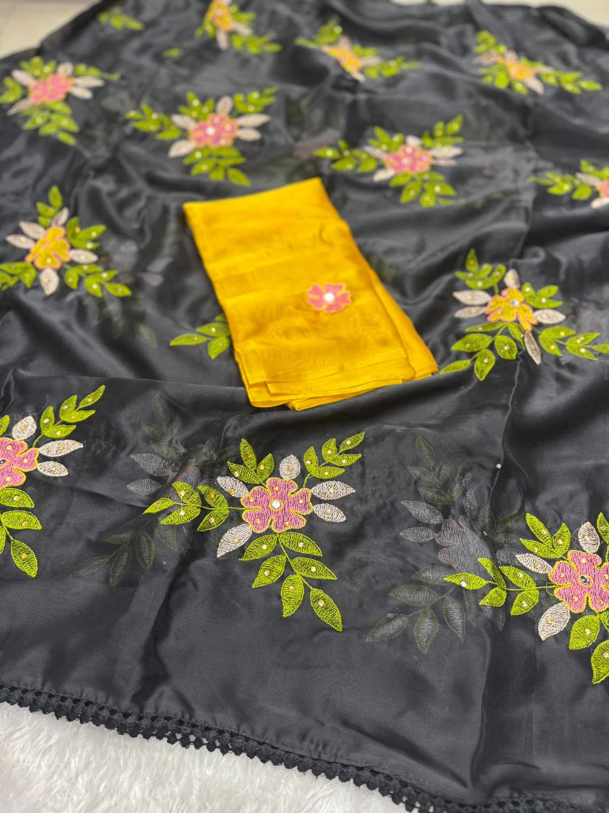 Aaradhana Rangoli Silk Party Wear Saree