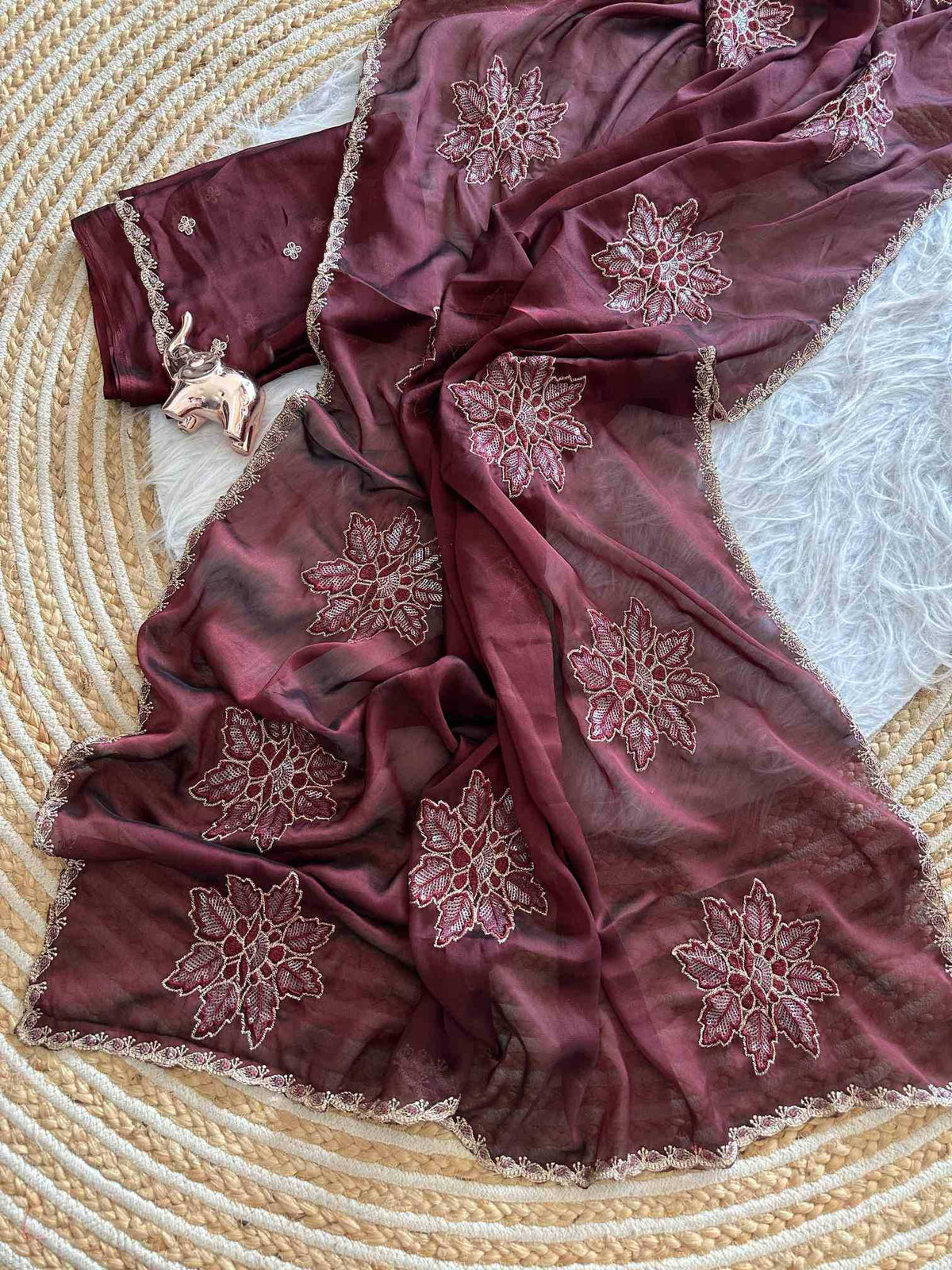 Rangoli Silk Party Wear Saree