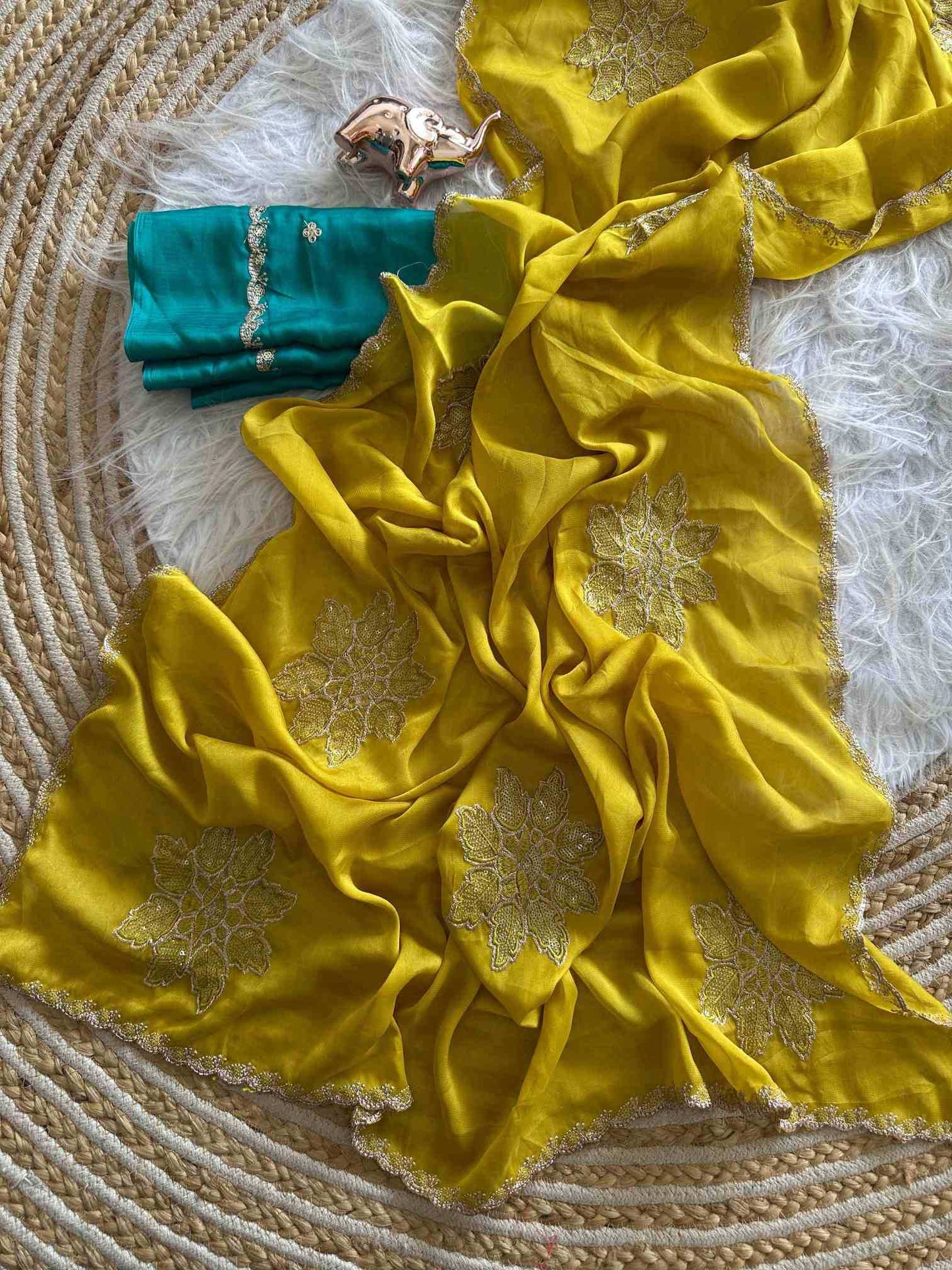 Rangoli Silk Party Wear Saree