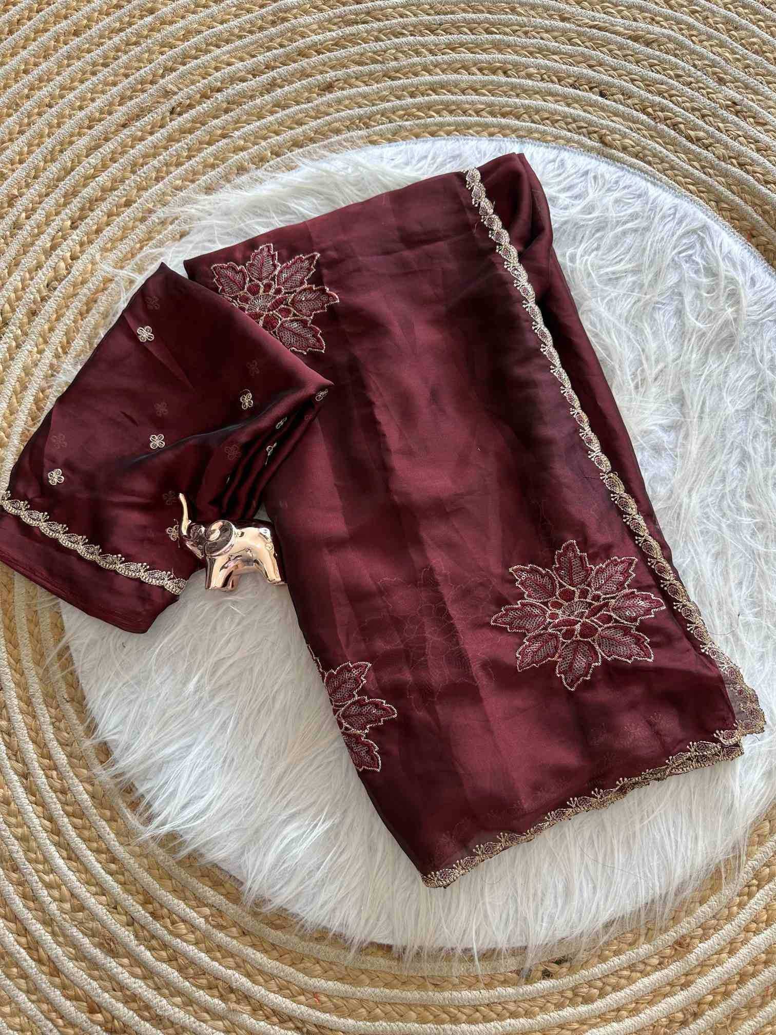 Rangoli Silk Party Wear Saree