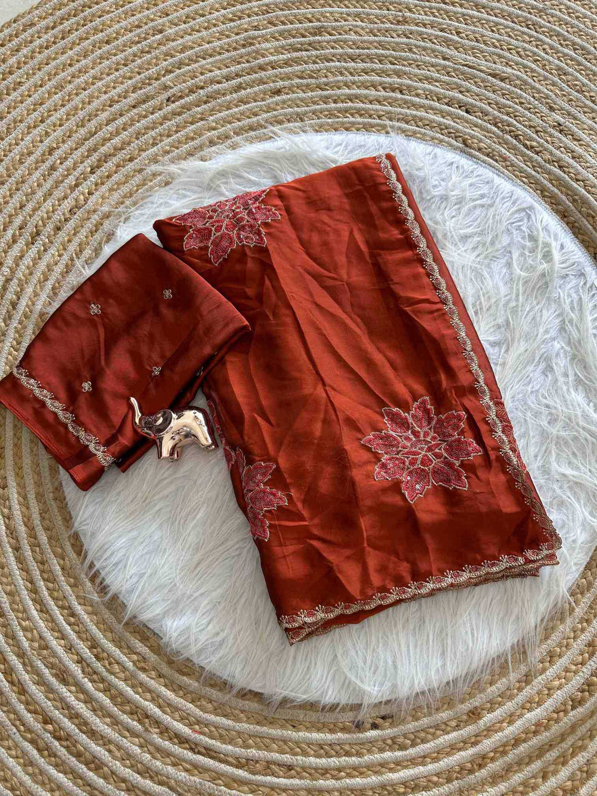 Rangoli Silk Party Wear Saree