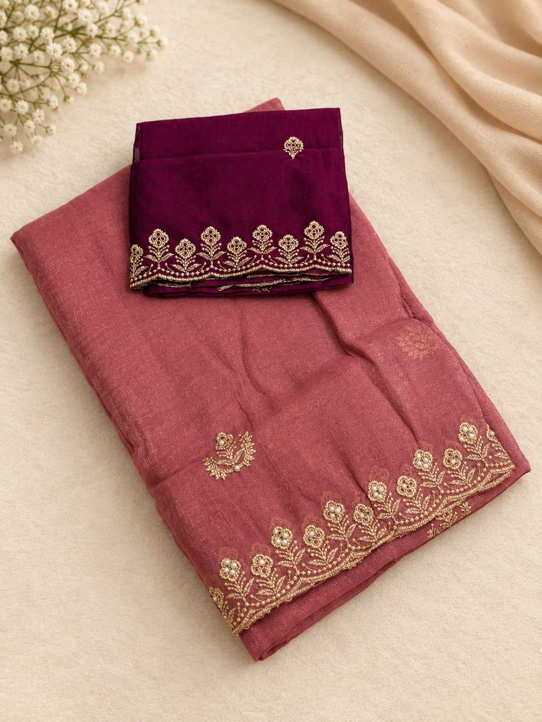 Jiya Crunchi Designer Saree
