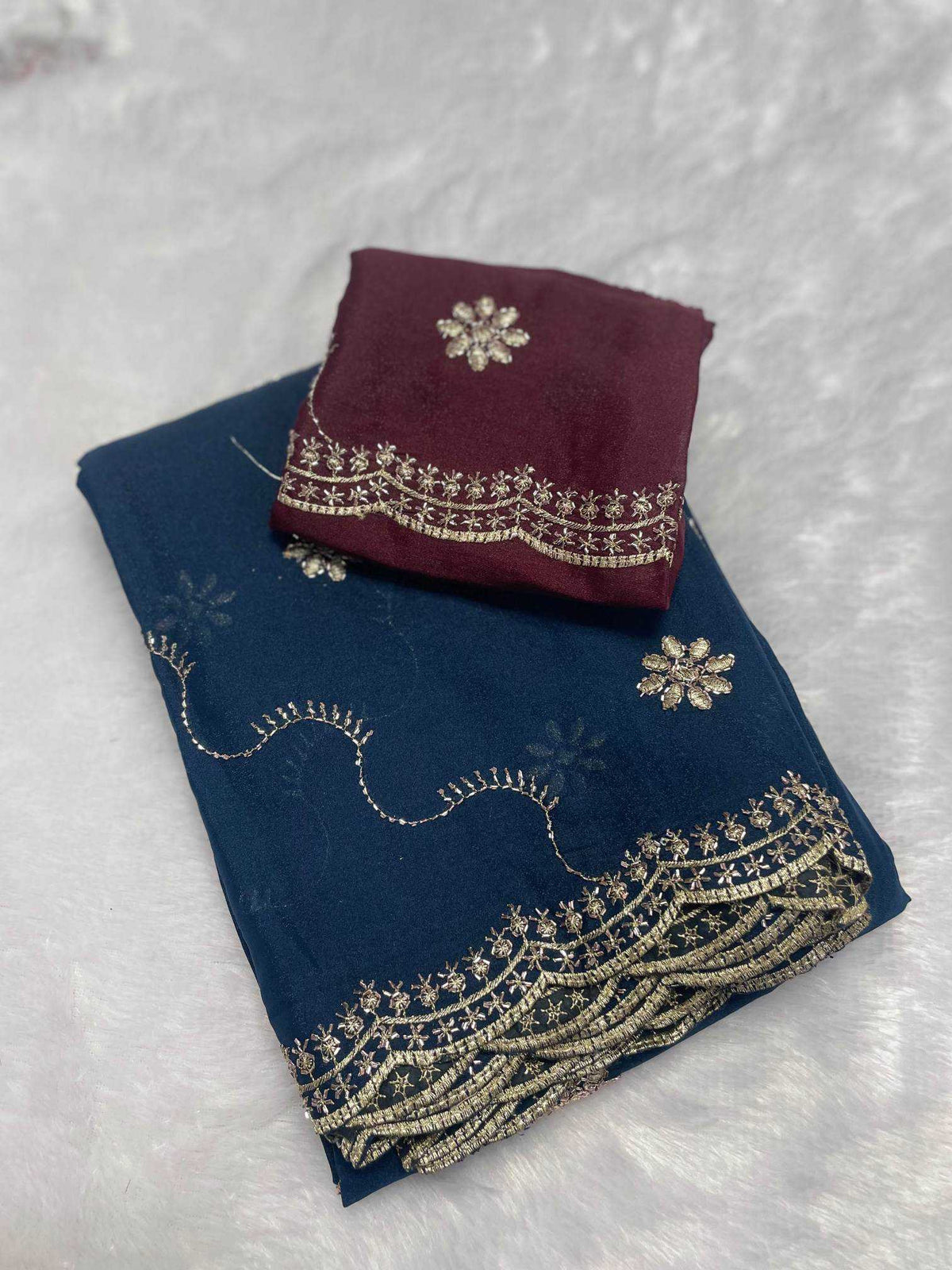 Juhi Premium Georgette Designer Saree